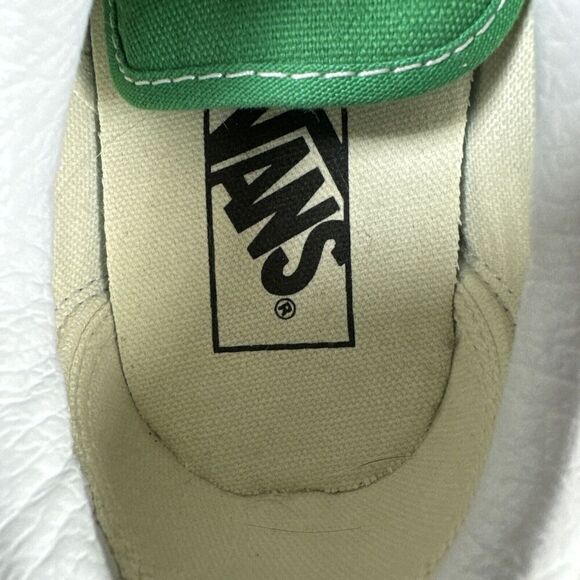 Vans Women’s 8.5 Old Skool Coastal Grey Green Blue Skate Lace Up Casual Shoes - Picture 6 of 10